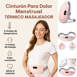 Cinturón Térmico Anticólicos Menstruales Recargable