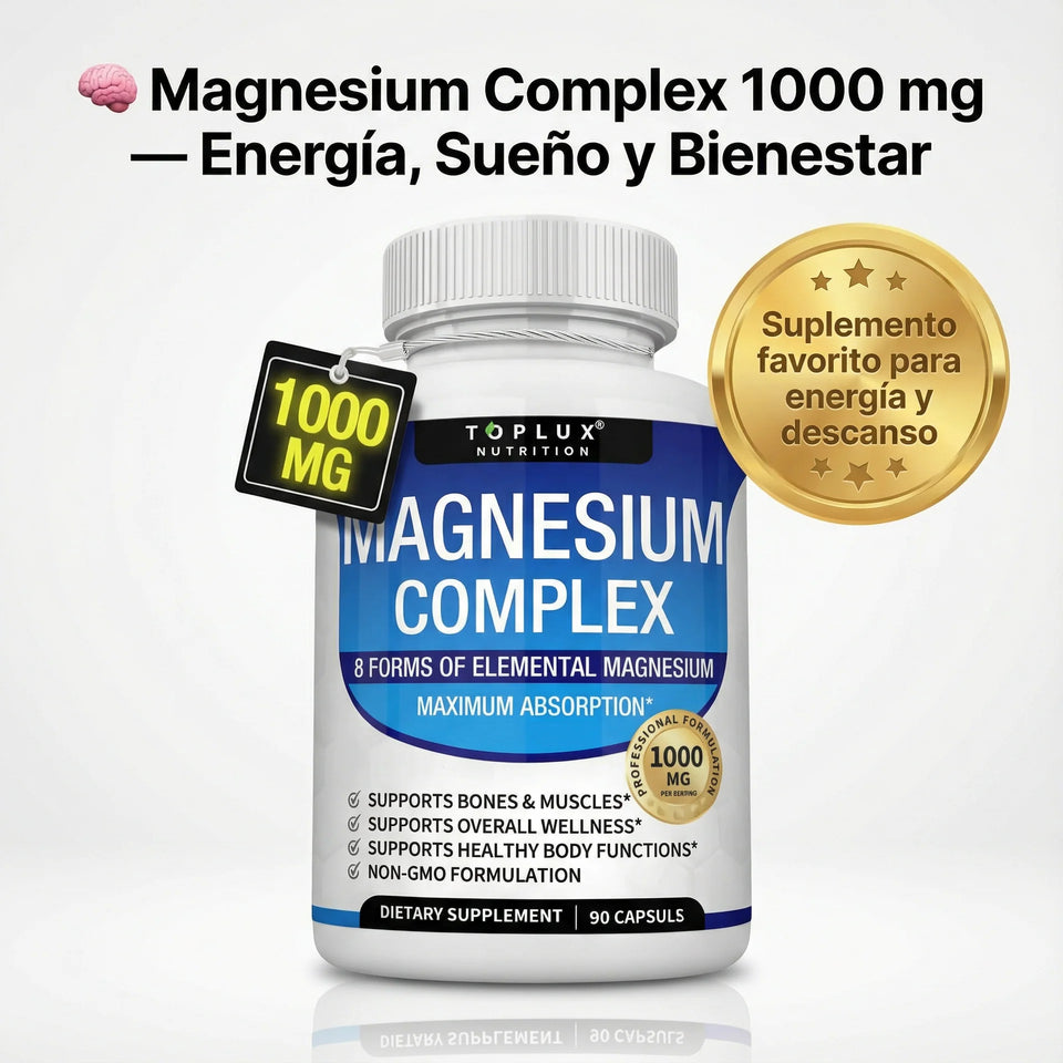 MAGNESIUM COMPLEX – RELAJACIÓN, ENERGÍA Y RECUPERACIÓN TOTAL